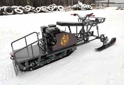 Мотобуксировщик Друг с колесно-лыжным модулем