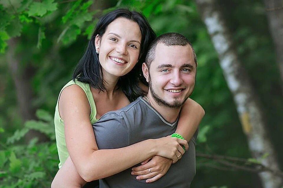 С первым мужем Дмитрием