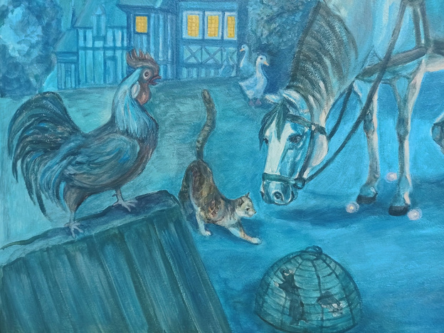    В Центре травматологии, ортопедии и нейрохирургии на стенах палаты появилась Золушка