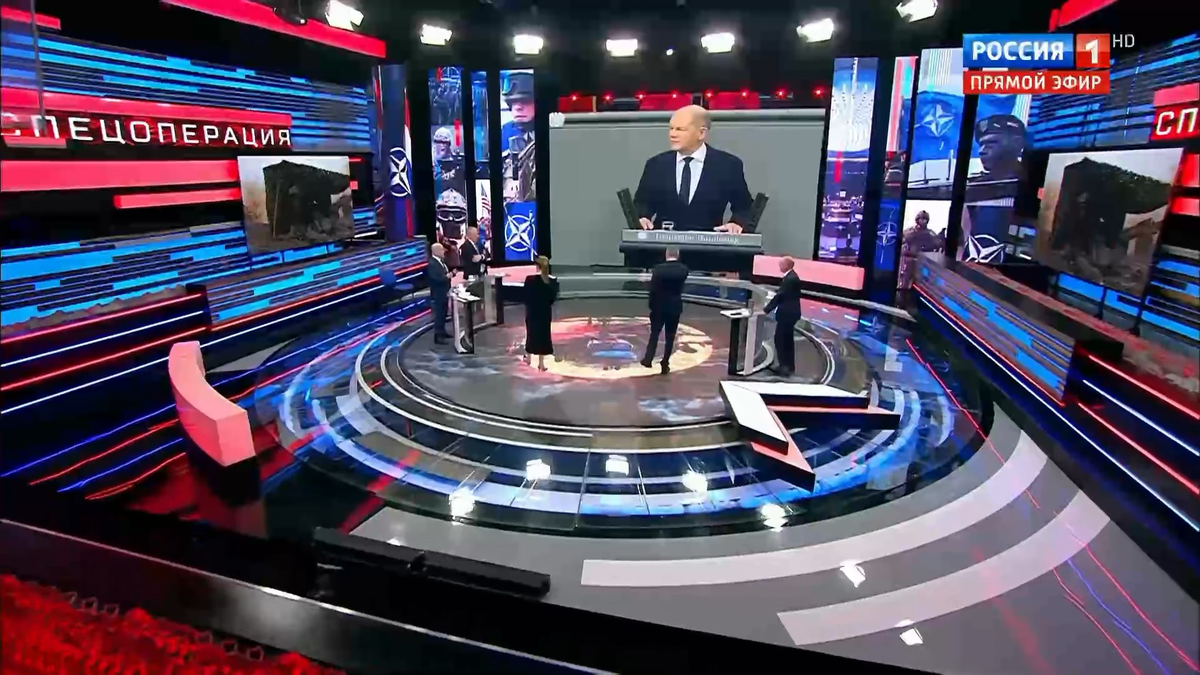Кадр из программы «60 минут» с моим участием