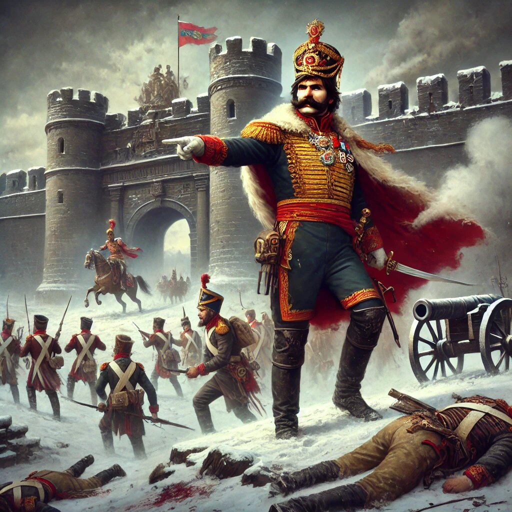 Иллюстрация боя от ИИ