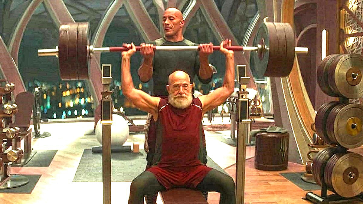 - Чего тебе надобно, старче? - "Дельты" с трицепсами качнуть, неясно, что ли? 