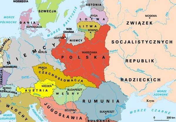 Границы Польши до 1939 года