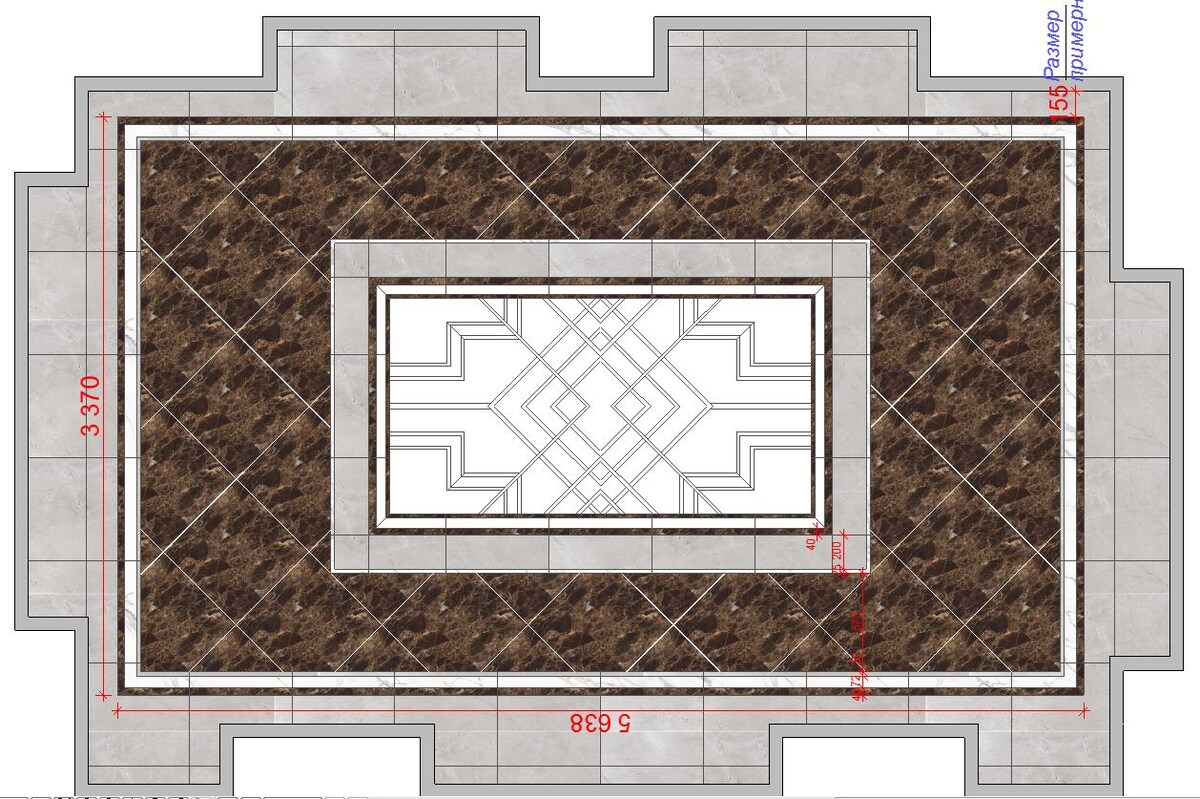 Проект разработан для холла