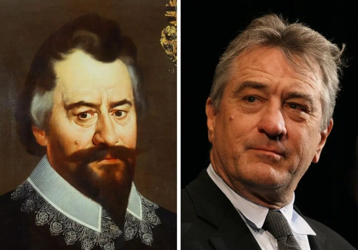 Слева: Бартоломей Стробель. Портрет Иоганна Вогта (1628 г)