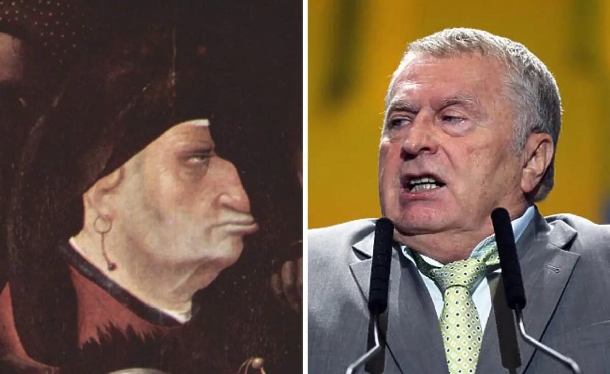 Слева – фрагмент картины Иеронима Босха "Несение креста", (1510-е)