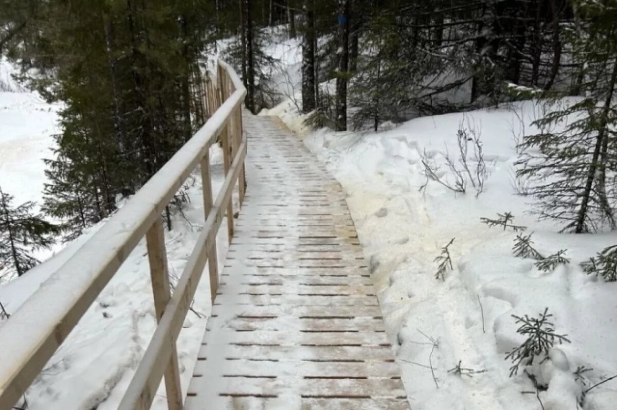    В туркластере «Гора Белая» завершается обустройство двух троп
