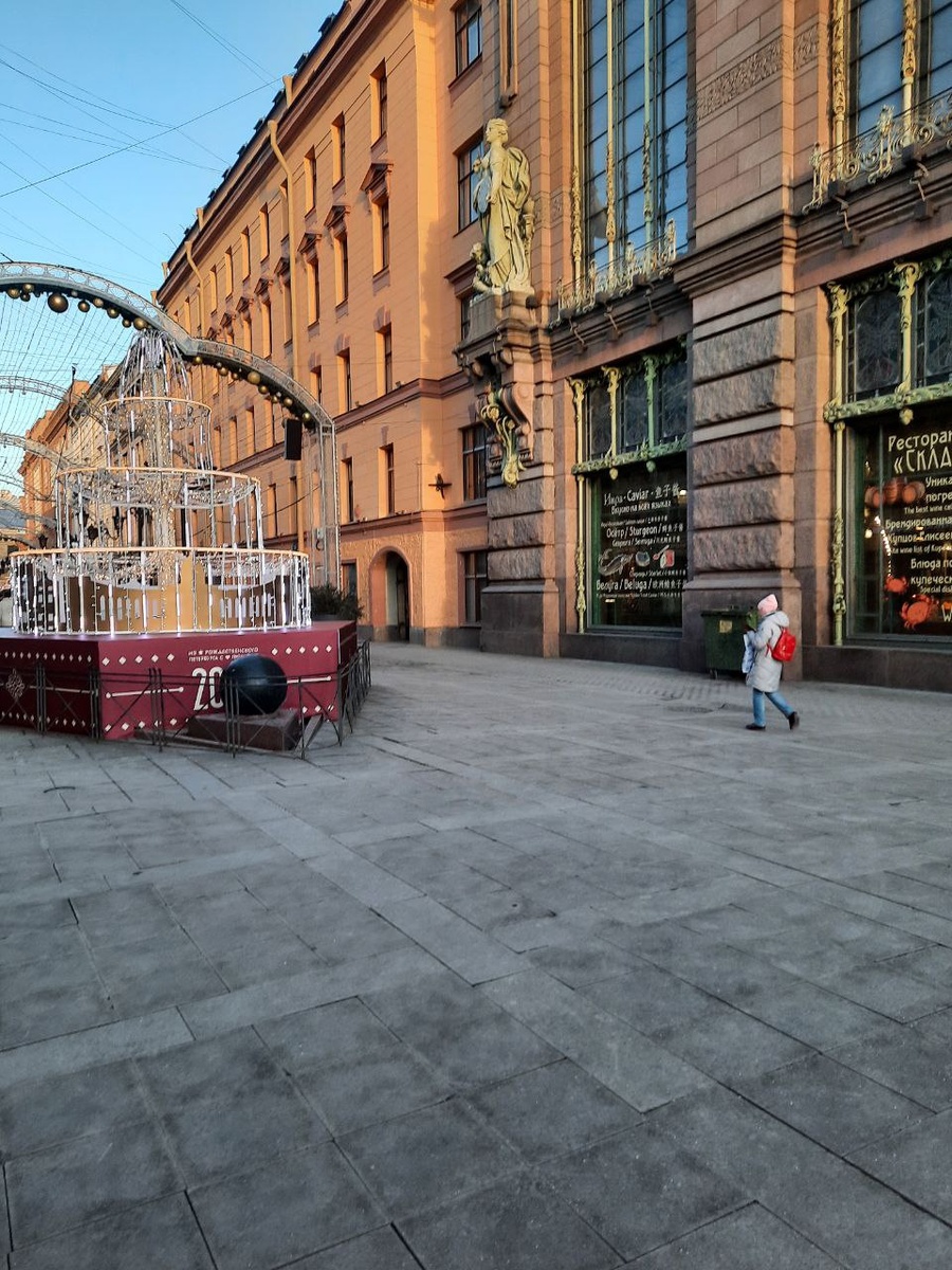 Улицы Санкт-Петербурга в декабре. Фото из личного архива