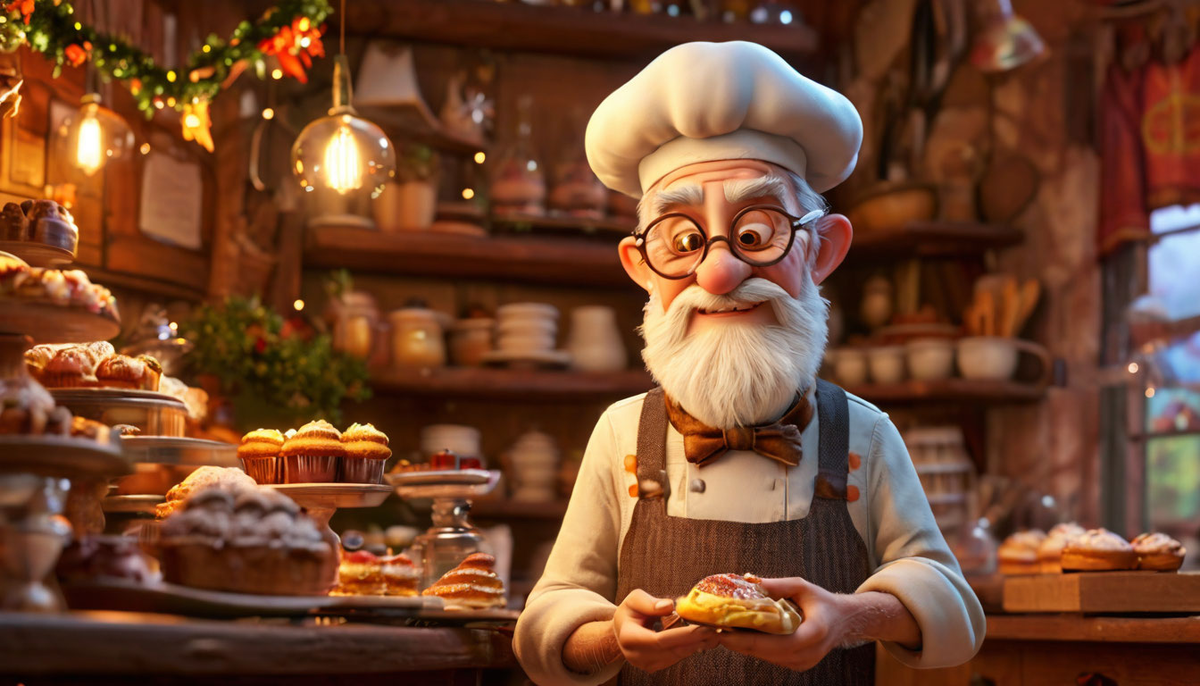 Добродушный пекарь Василий Петрович