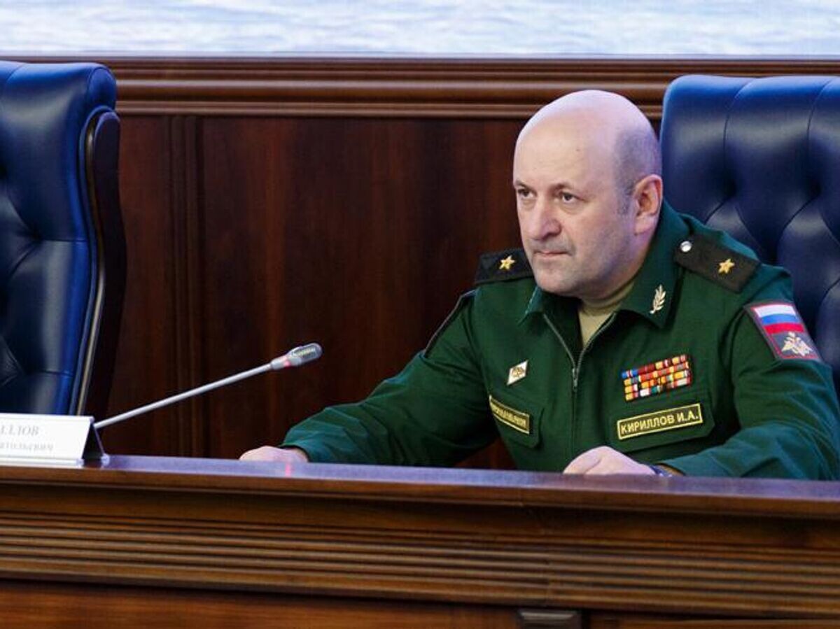    Начальник войск радиационной, химической и биологической защиты ВС РФ, генерал-майор Игорь Кириллов© Фото : Минобороны России