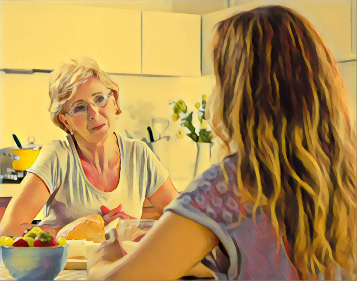 Мама приехала к Анне