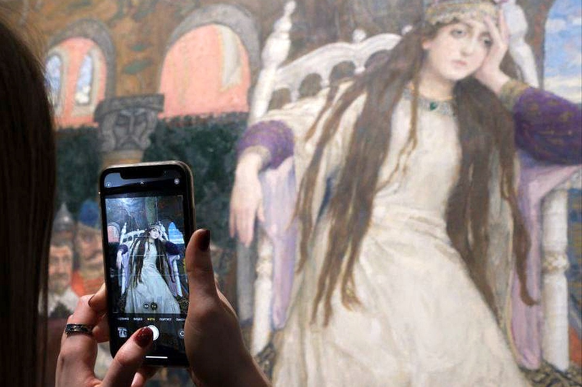    В экспозиции собрано около 120 работ Васнецова. / t.me/rusmuseum