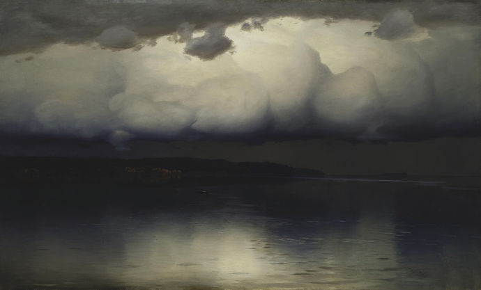 Николай Дубовский «Притихло», 1890