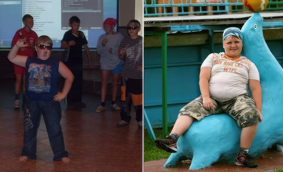 Лишний вес у Димы появился в раннем дестве. Фото: личный архив героя публикации. 