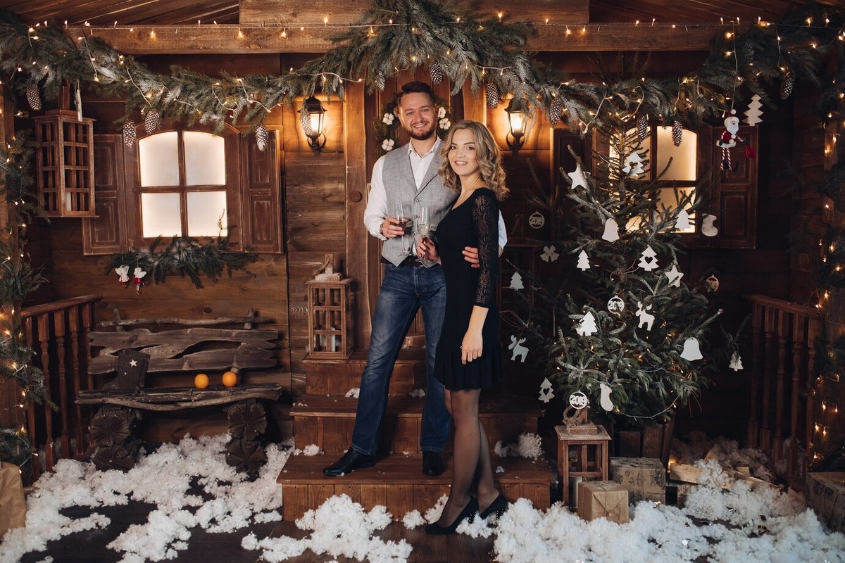 Новый год в загородном доме