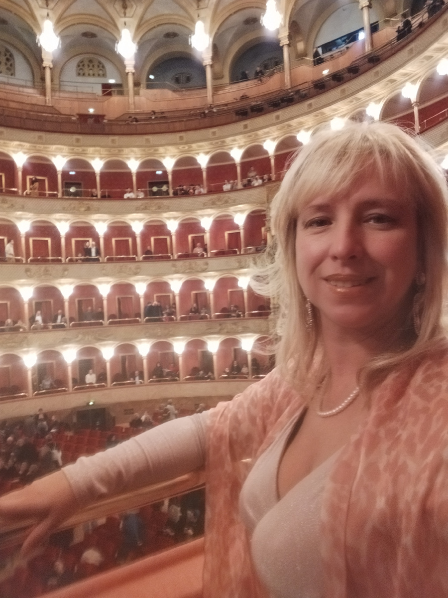 Рим, театр Оперы, Щелкунчик, вид из нашей ложи,  фото автора 