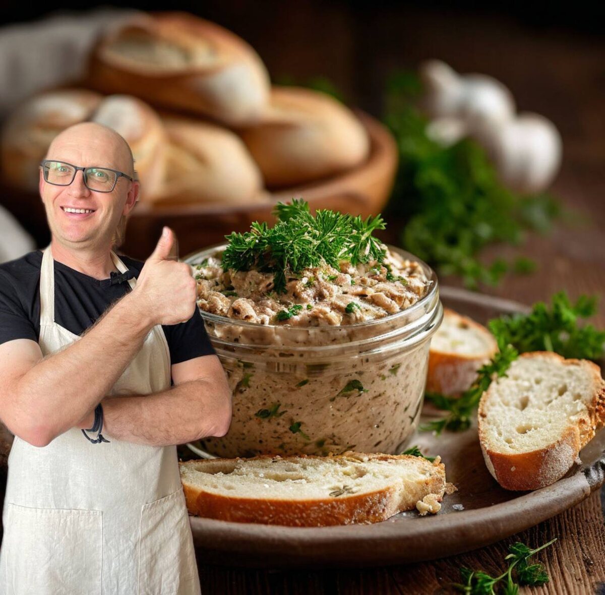 грибной паштет / коллаж Другой Кухни