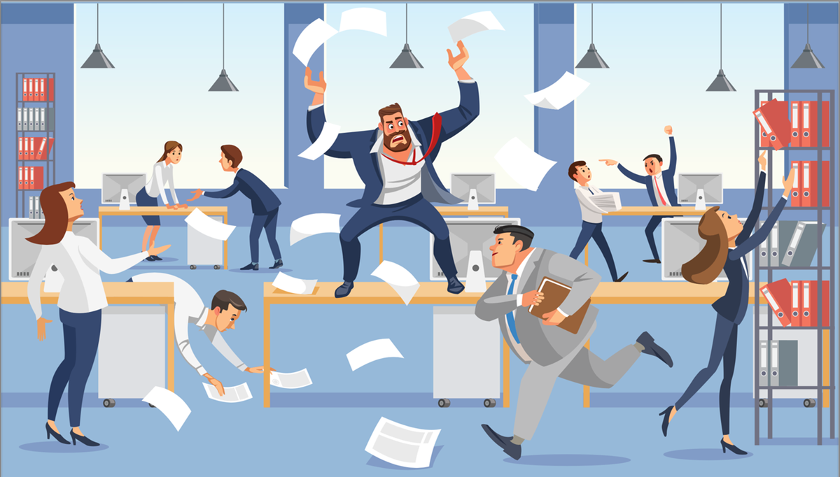 Коммерческий директор за работой