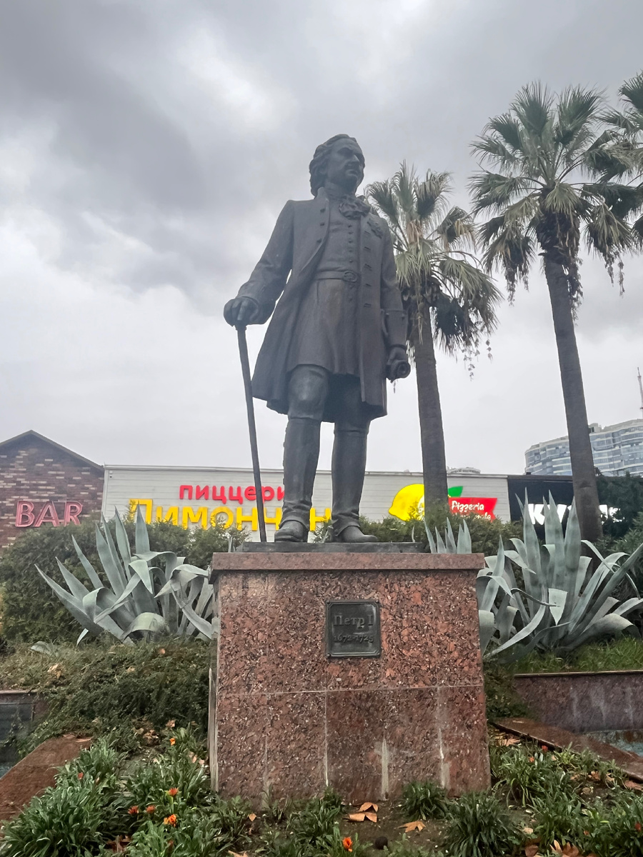 Пётр I в Сочи