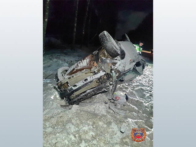 Вверх колесами оказалась LADA Granta в Тверской области. Водитель пострадал