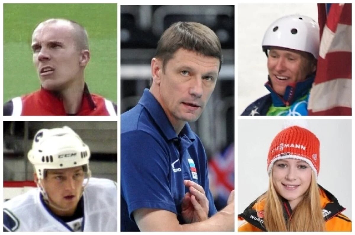    Слева направо, сверху вниз: Роберт Энке, Сергей Овчинников, Джерет Петерсон, Рик Рипьен, Юлия Пипер.