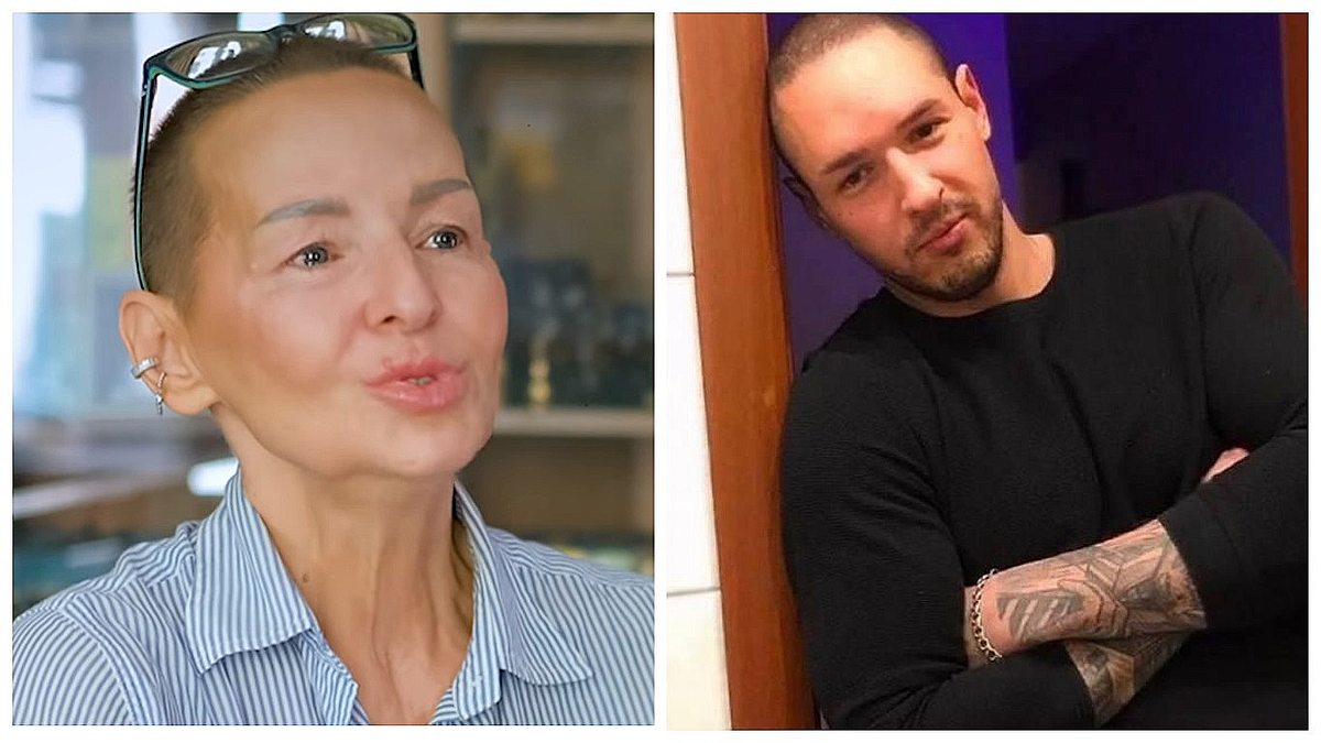 Алена Ермолаева и её сын Ярослав Лившин