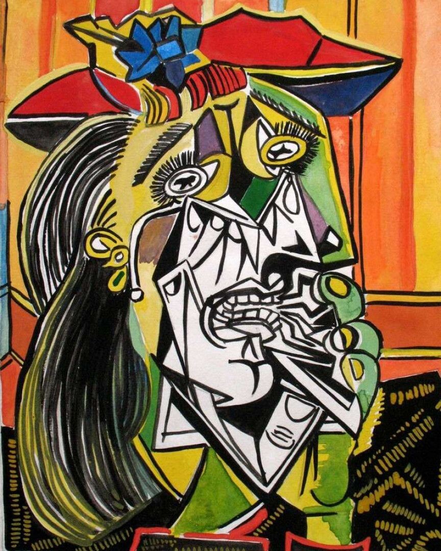 Авторство: Пабло Пикассо. https://www.tate.org.uk/art/artworks/picasso-weeping-woman-t05010, Добросовестное использование.