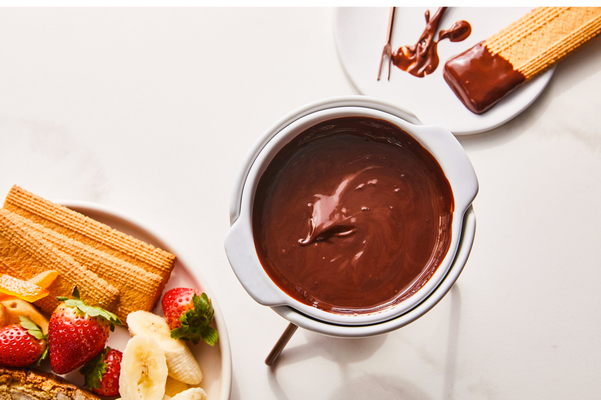 Классическое шоколадное фондю