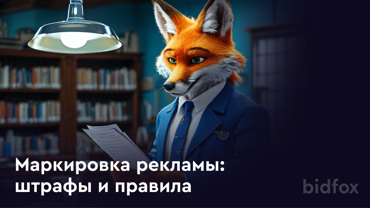 Сервис BidFox все процессы по маркировке рекламы и отчетности берет на себя 