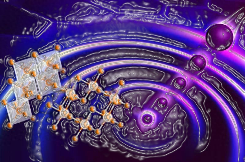 Галерея автора. Спиновая жидкость возбуждается нейтронами.