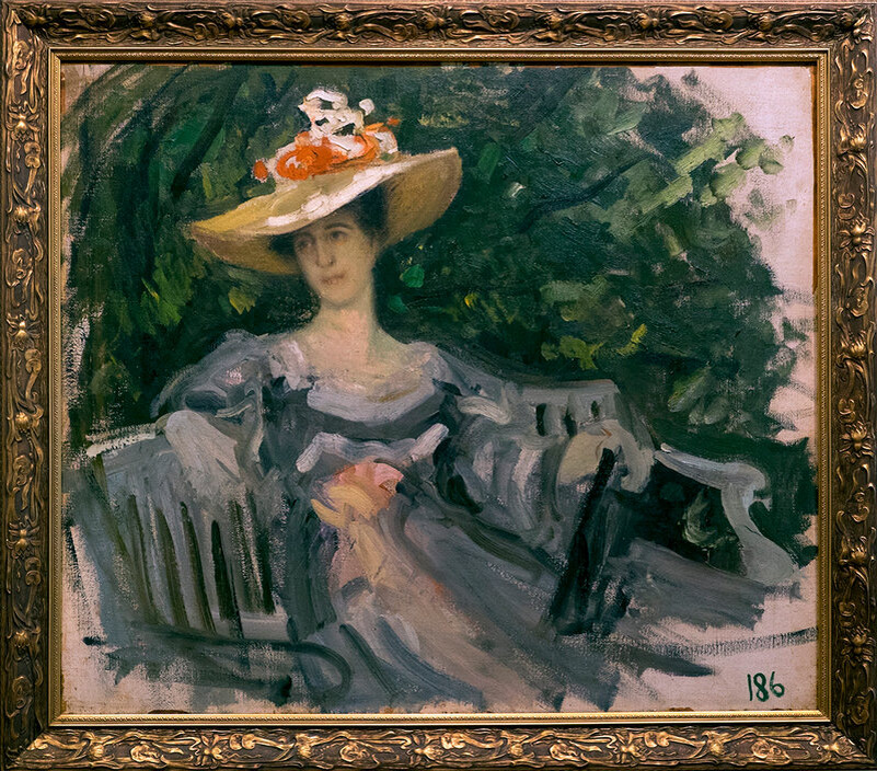 К.Коровин. Портрет М.К.Тенишвевой. 1899
