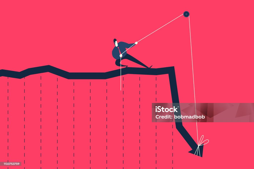 Падающий график