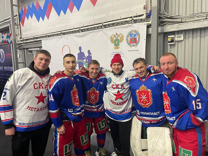    Сборная Тульской области по хоккею вошла в пятёрку сильнейших на зимнем этапе марафона «Земля спорта»