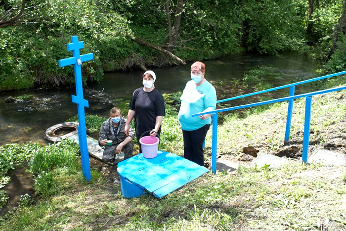 Родник на моей малой Родине сегодня