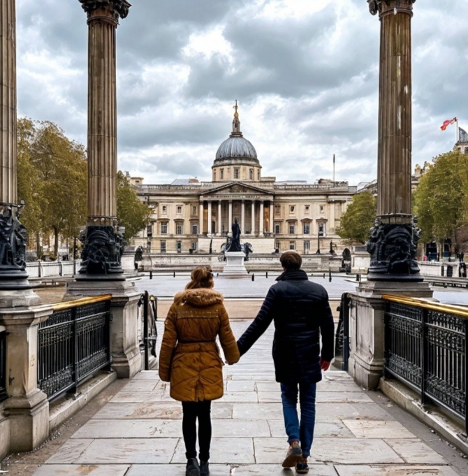 Вика с Димкой гуляют