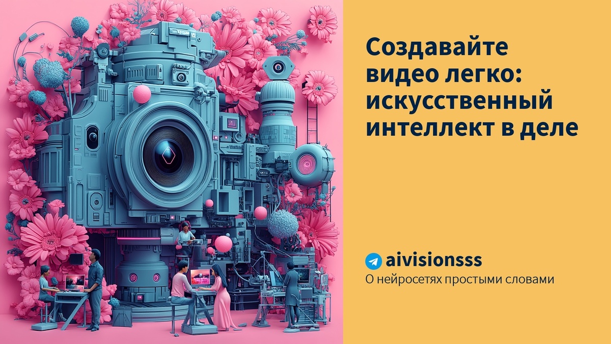    Создавайте видео легко: искусственный интеллект в деле aivisions