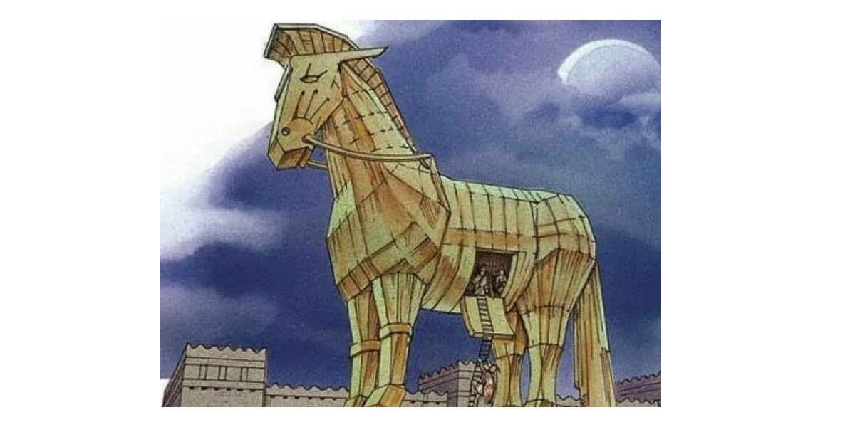 Троянский конь с воинами внутри