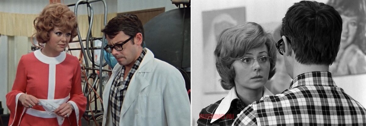 Кадры из комедии СССР Гайдая «Иван Васильевич меняет профессию» (коллаж из ЖЖ)