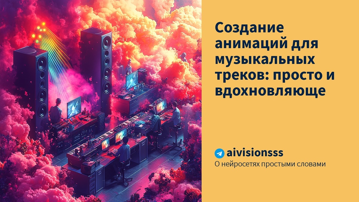    Создание анимаций для музыкальных треков: просто и вдохновляюще aivisions