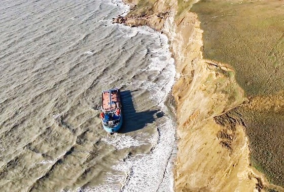    Обстановка на месте крушения танкеров в Краснодарском крае