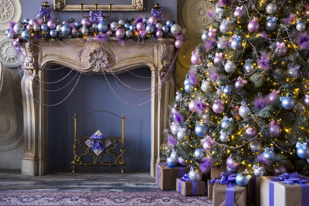 Роскошный новогодний интерьер