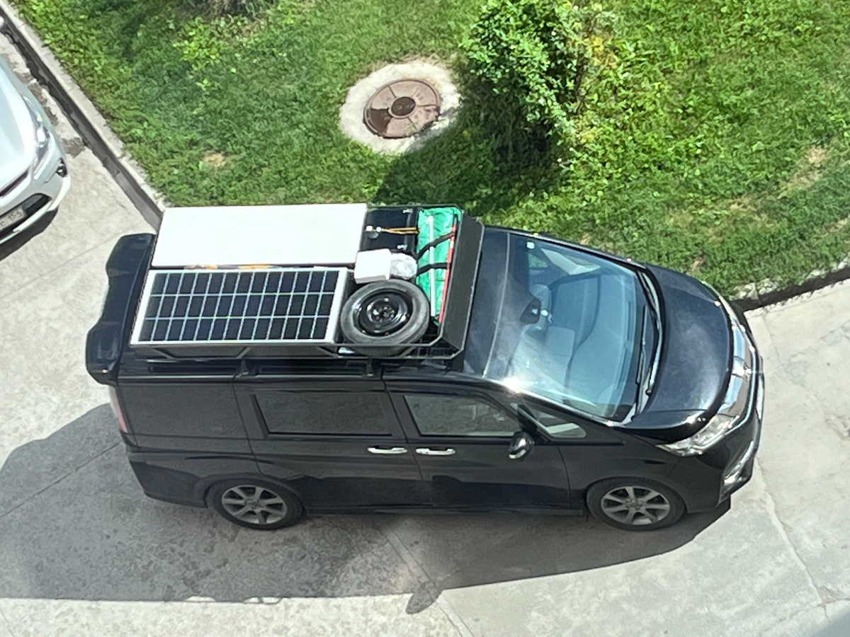 Багажник в снаряжённом состоянии