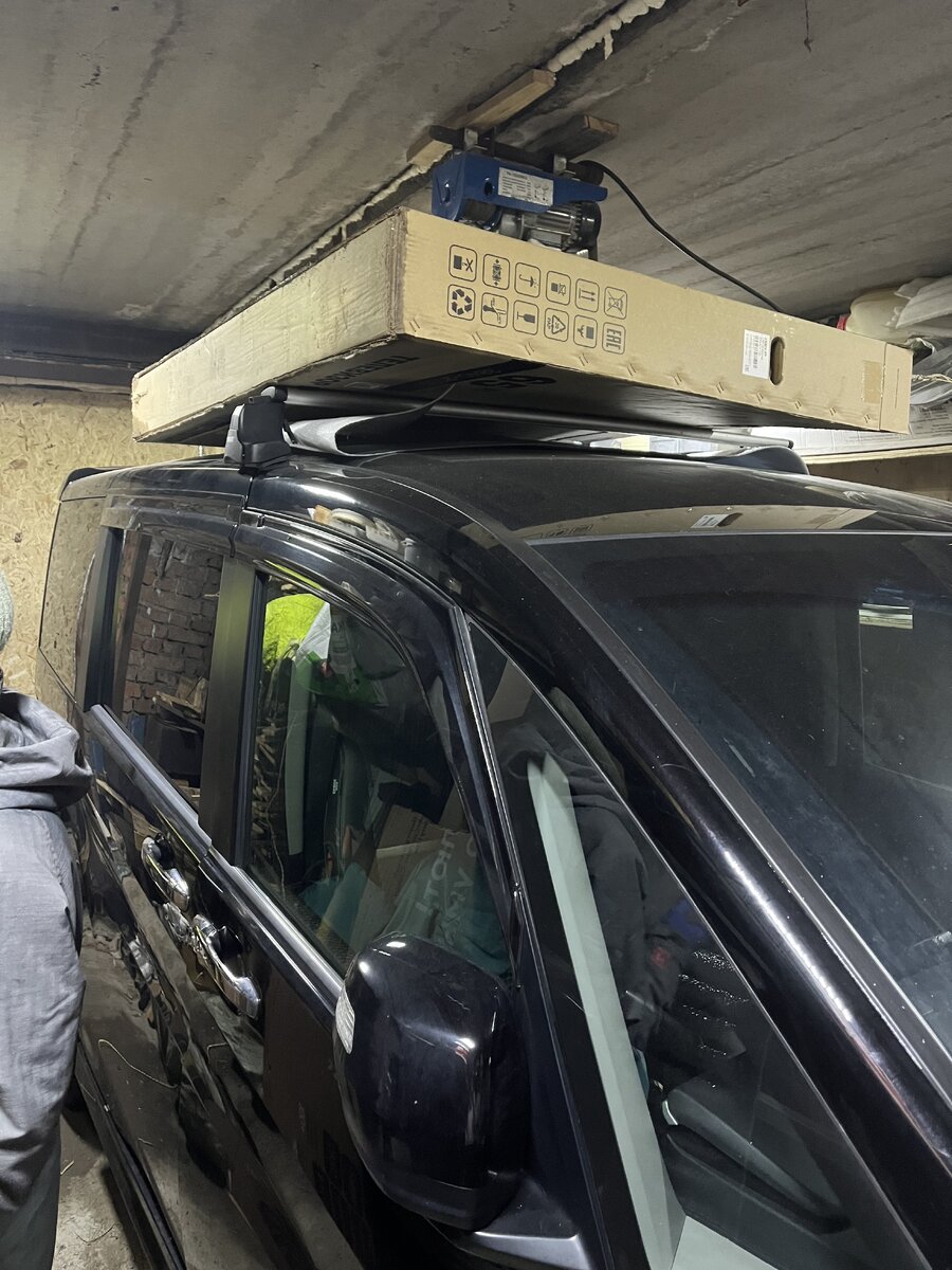 Визуализация с помощью коробки из под телевизора