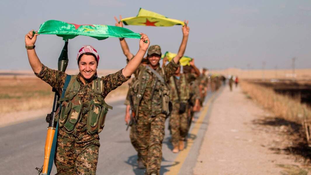 Курдские боевики. Фото: REUTERS/Rodi Said