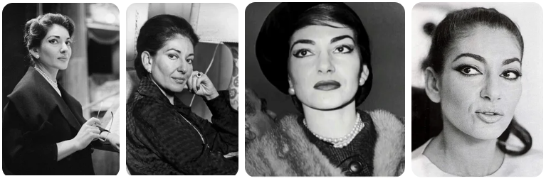 "Настоящая" Мария Каллас в разные периоды жизни