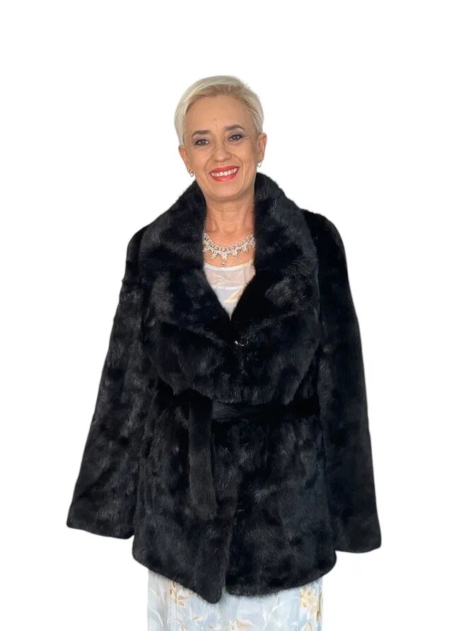 Перешив двух норковых изделий в одно. Ателье Ирины Берзиной.