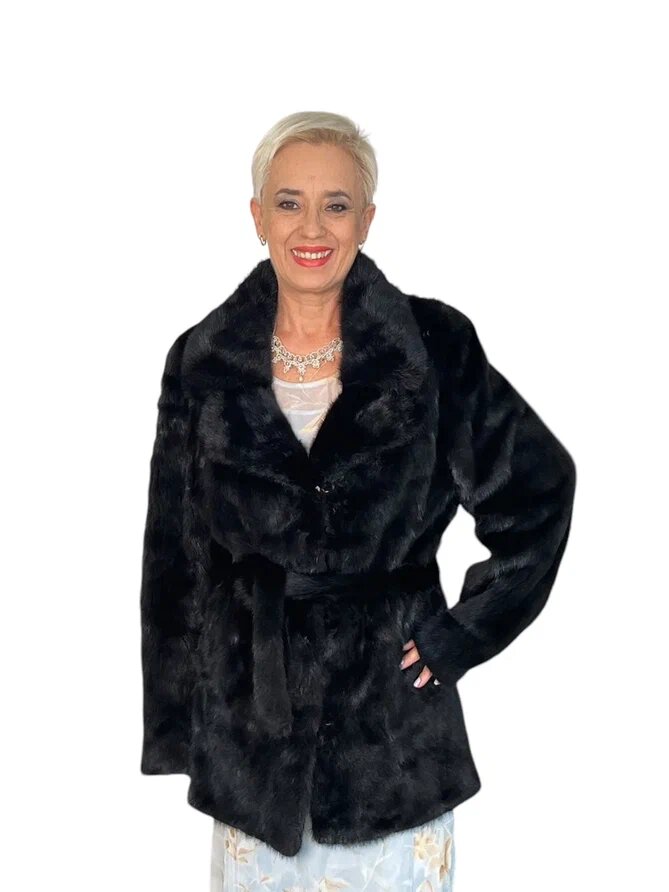 Перешив двух норковых изделий в одно. Ателье Ирины Берзиной.