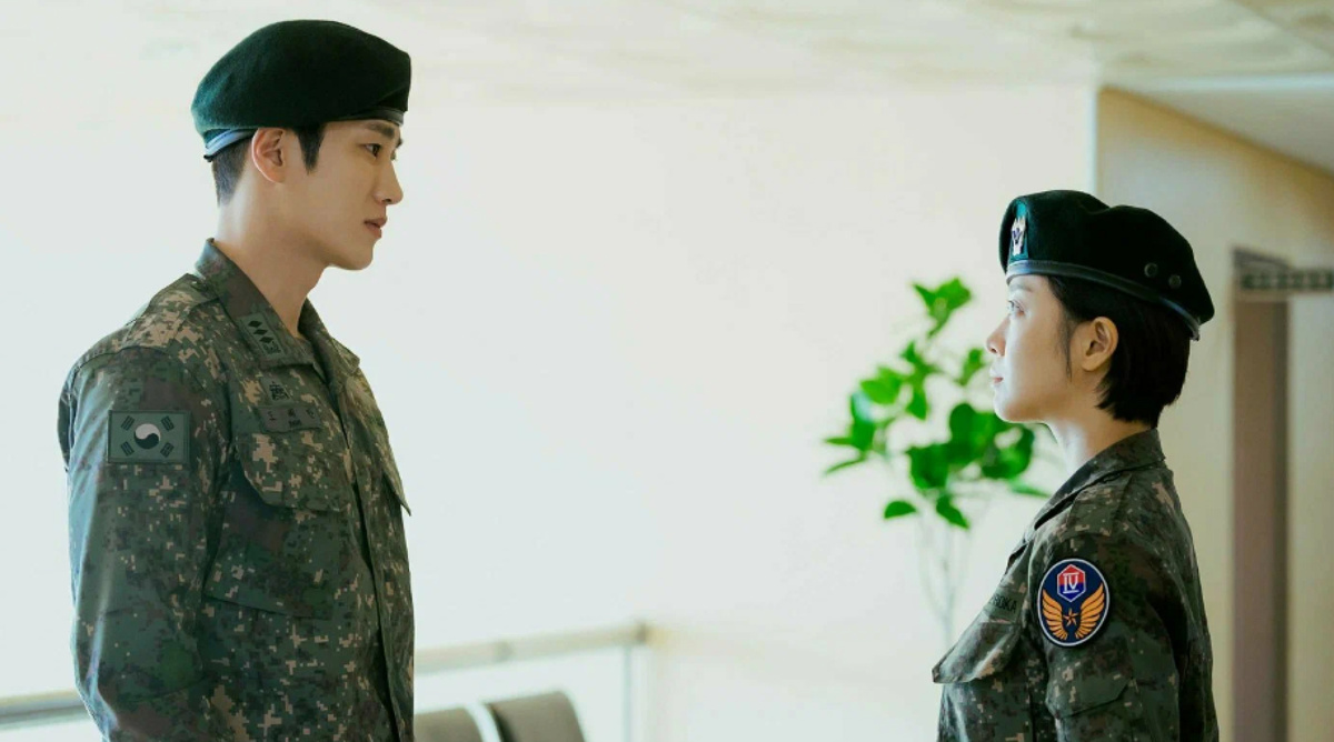 Кадр из дорамы "Военный прокурор Доберман"