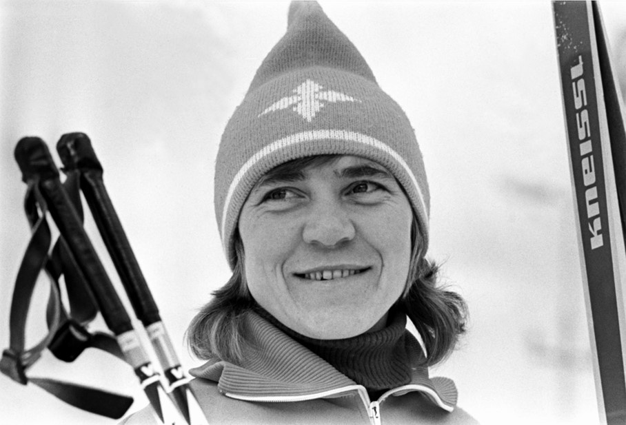    Лыжница, четырёхкратная олимпийская чемпионка Раиса Сметанина, архивное фото 1976 года. Автор фото: В. Соколов, Гиви Киквадзе / ТАСС