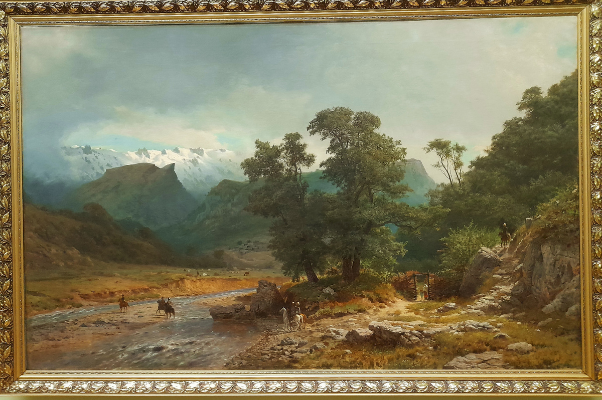 Л.Ф. Лагорио "Кавказ" (1869 г.). Фото автора статьи